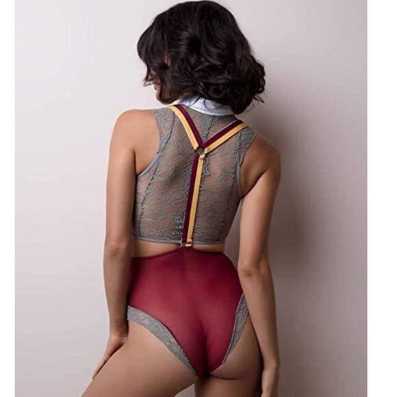 Yandy Lace Sexy Wizard Costume Yandy Harry Potter Lingerie Bra Set Small NWOT - Picture 5 of 13